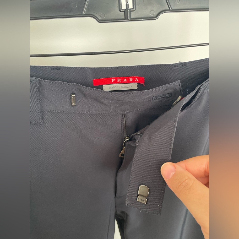 Authentic Prada Navy Tailored Pants